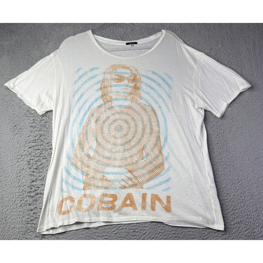 Kirk Cobain X R13 TShirt M Japanese Fabric Cotton & Cashmere Rare Rare Rare!